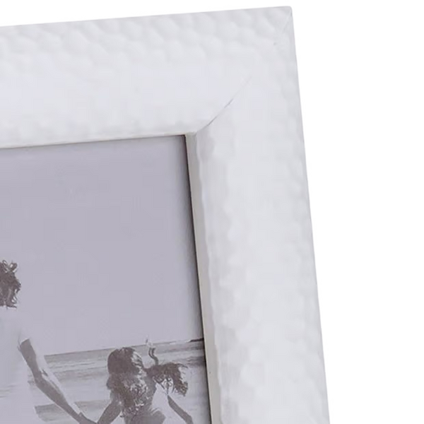 Vintage Hammered White Frame