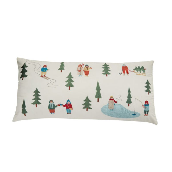 Villagers Holiday Pillow