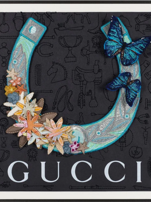 Custom Big Luck 12"x12" - The Big Luck pieces start with up-cycled luxury bo