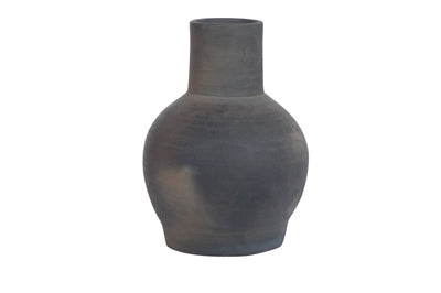 Black Terracotta Vase