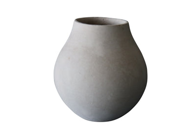 Natural White Paper Mache Vase