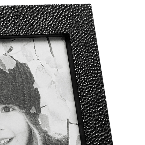 Elegant Ash Shagreen Picture Frame