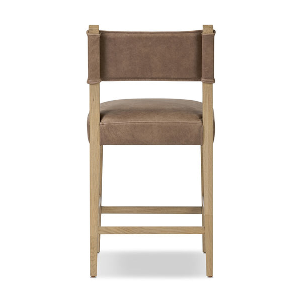 Cigar Leather Counter Stool