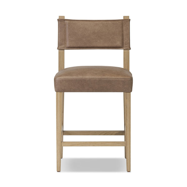Cigar Leather Counter Stool