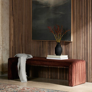 Channel Stitched Bench