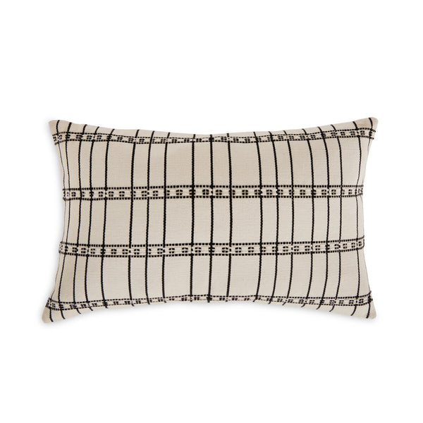 Handwoven Ivory Pillow - 14x20