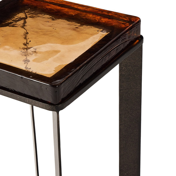 Glass End Table