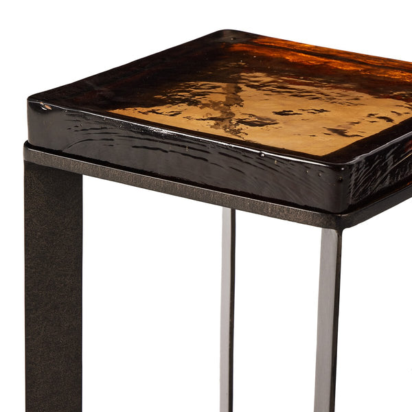 Glass End Table