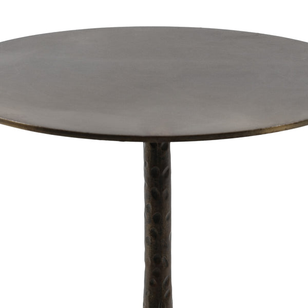 Dark Brass End Table