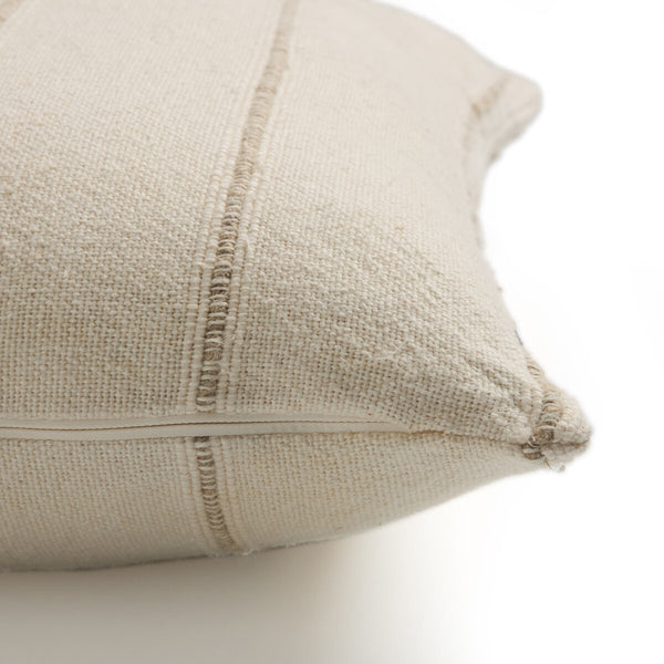 Ivory Stripe Pillow - 20x20