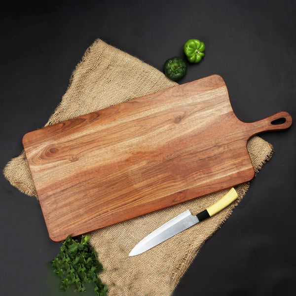 Acacia Wood Board with Handle