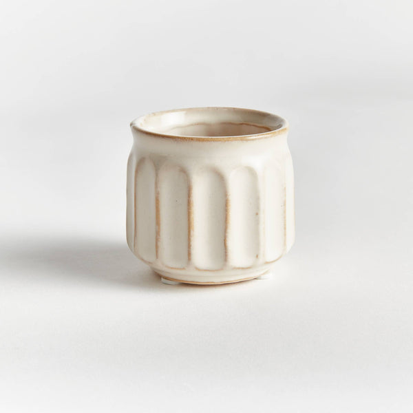 Dezie Mini Pots, Cream