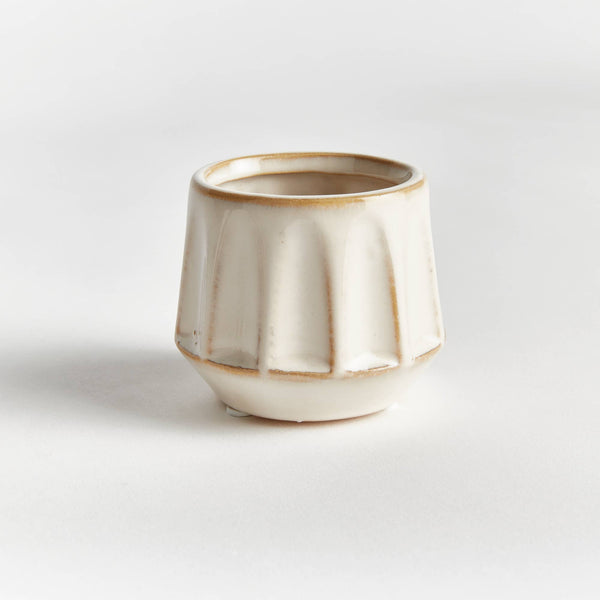 Dezie Mini Pots, Cream