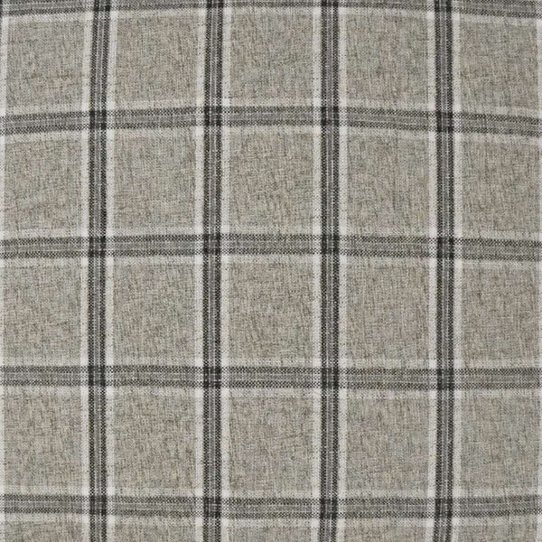 Heather Grey Plaid Pillow