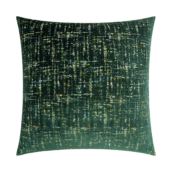 Emerald Velvet Throw Pillow