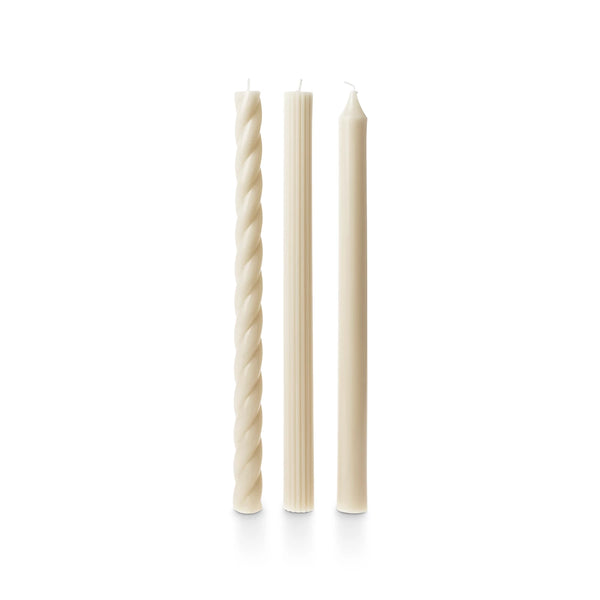 Assorted Candle Tapers - Pack of 3