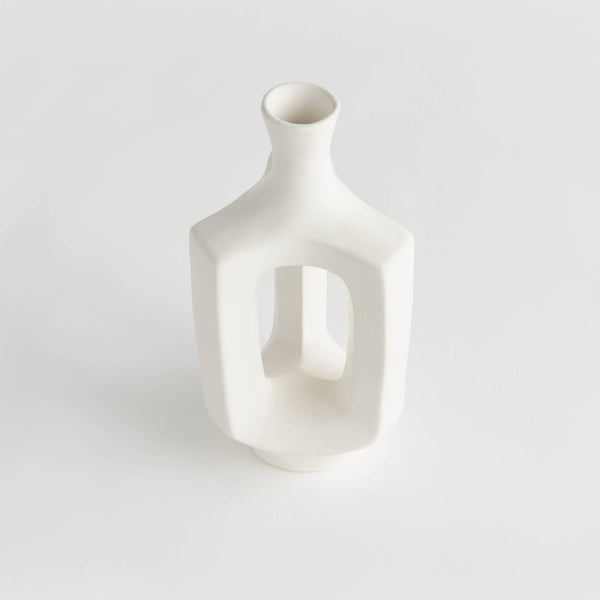 Sonya Vase Medium, White