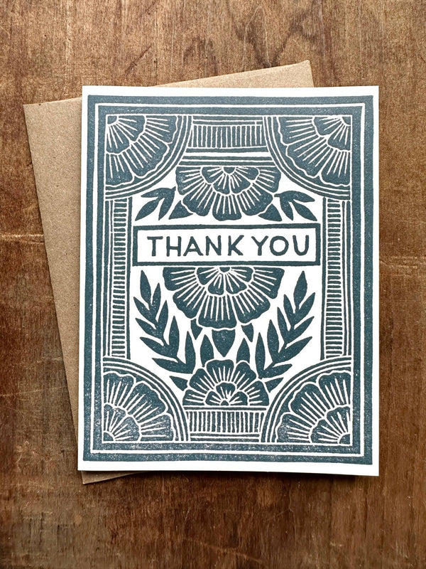 "Thank You," Greeting Card