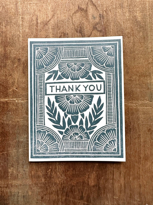 "Thank You," Greeting Card