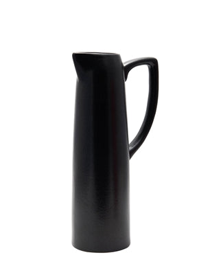 Black Ceramic Pitcher