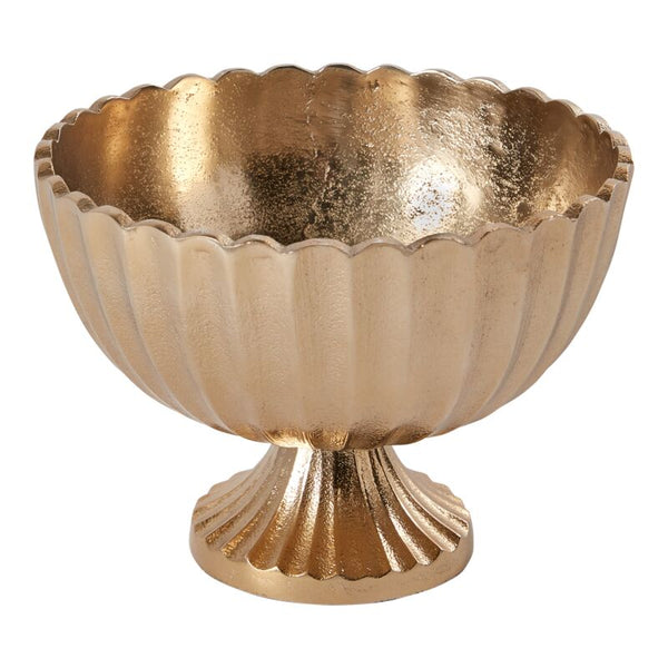 Gold Scalloped Bowl