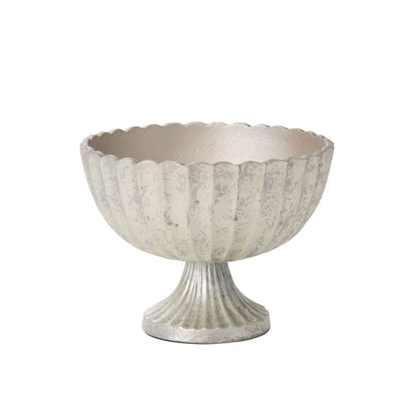 Silver Scalloped Bowl