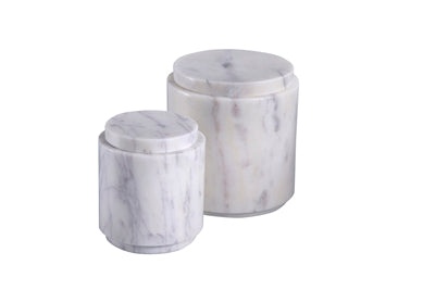 Marble Round Canister