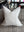 White + Tan Linen Pillow with Insert