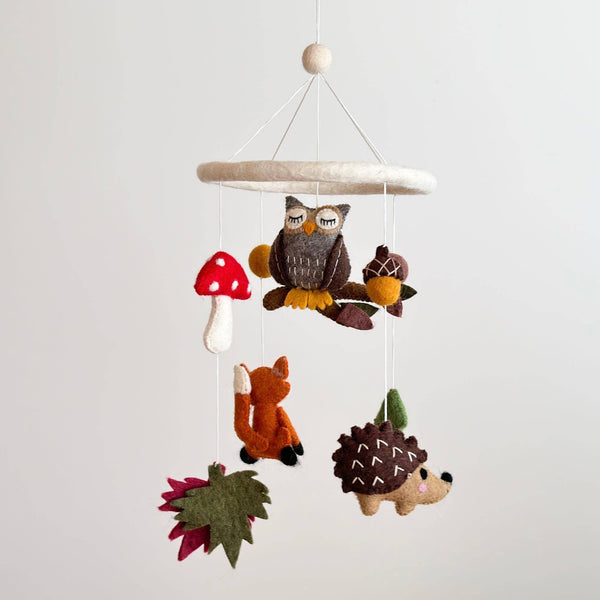 Felt Baby Mobile - Forest Friends