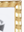 Wavy Gold Picture Frame