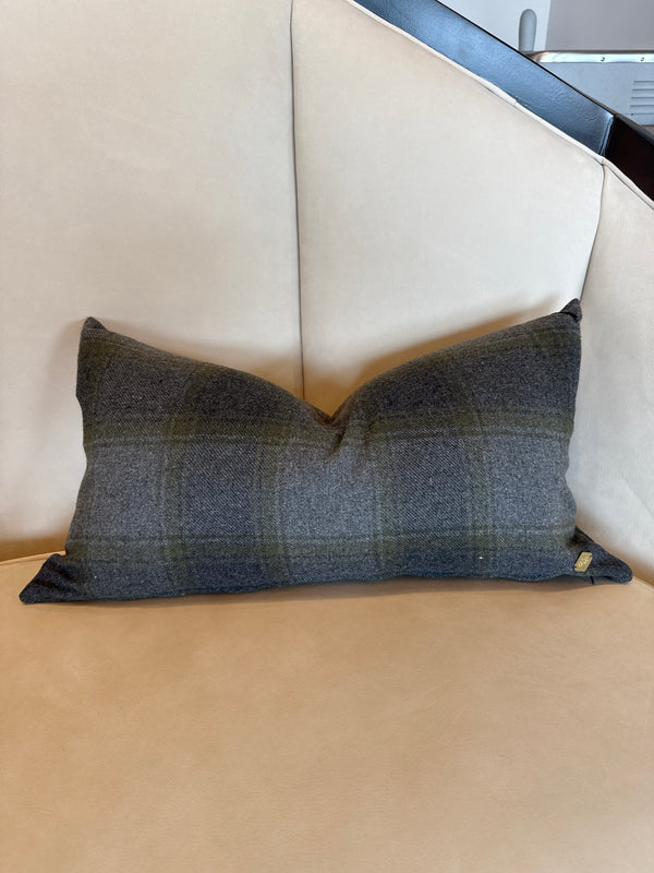 Olive + Grey Tarten Pillow with Insert