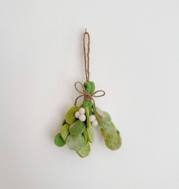 Felt Ornament - Mistletoe Sprig