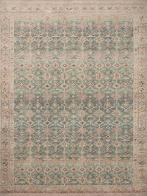 Angela Rose x Loloi Aubrey Aqua / Sand 8'-3" x 11'-3" Area Rug
