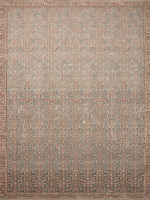 Angela Rose x Loloi Aubrey Blue / Terracotta 8'-3" x 11'-3" Area Rug