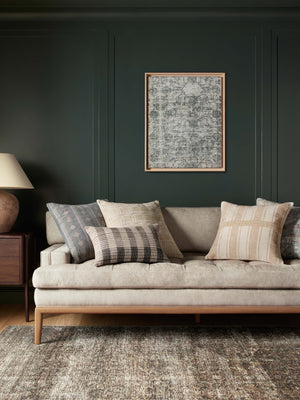 Amber Lewis x Loloi Palma Green / Ivory 2'-9" X 2'-3" Wall Art