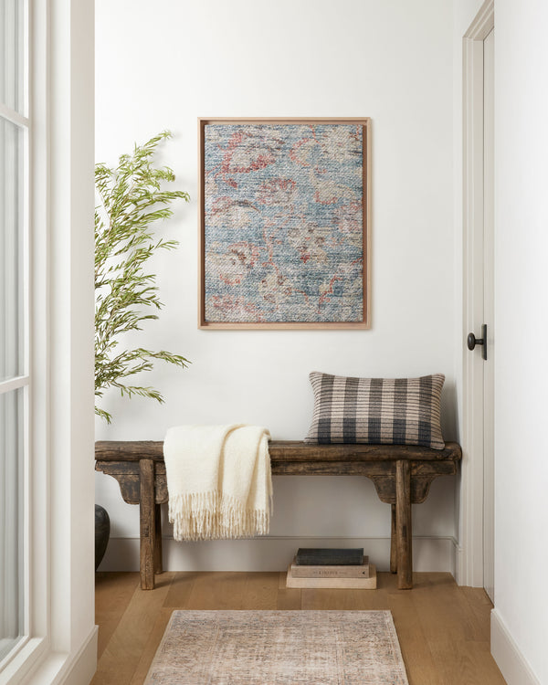Amber Lewis x Loloi Salina Blue / Multi 2'-9" X 2'-3" Wall Art