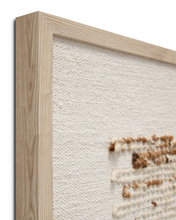 Amber Lewis x Loloi Greenwich Gold / Ivory 2'-6" x 3'-6" Wall Art