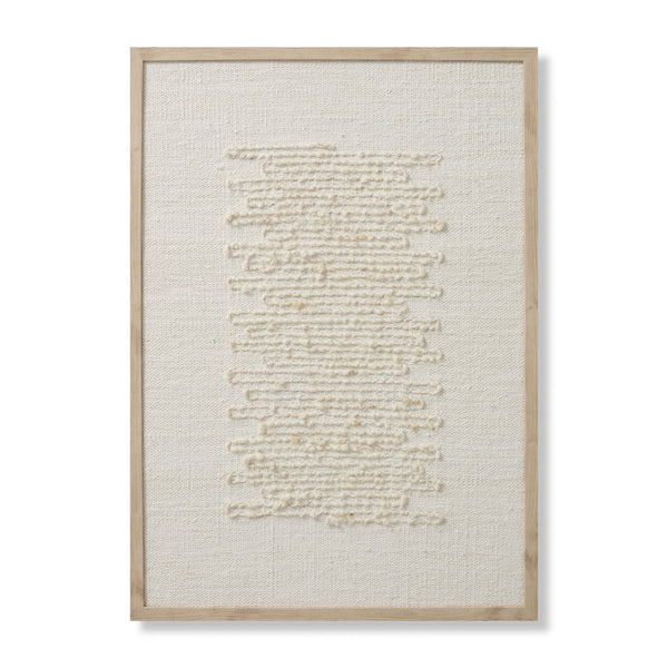 Amber Lewis x Loloi Mendo Beige / Ivory 2'-6" x 3'-6" Wall Art