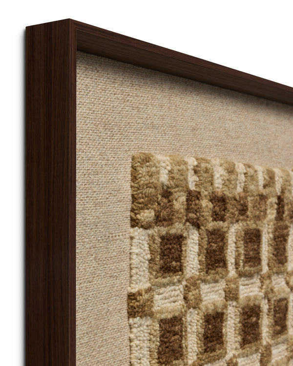 Amber Lewis x Loloi  Cambria Brown / Beige 2'-8" x 3'-6" Wall Art