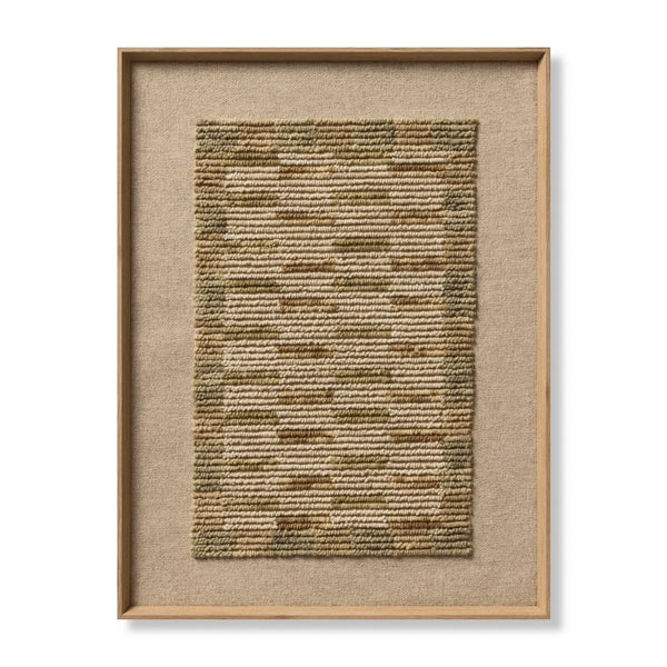 Amber Lewis x Loloi  Greystone Ivory / Beige 2'-8" x 3'-6" Wall Art