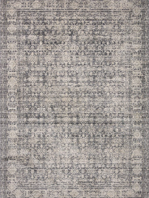 Amber Lewis x Loloi Alie Charcoal / Dove 9'-6" x 13'-1" Area Rug