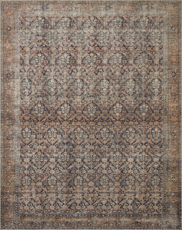 Amber Lewis x Loloi Billie Ink / Salmon 8'-6" x 11'-6" Area Rug