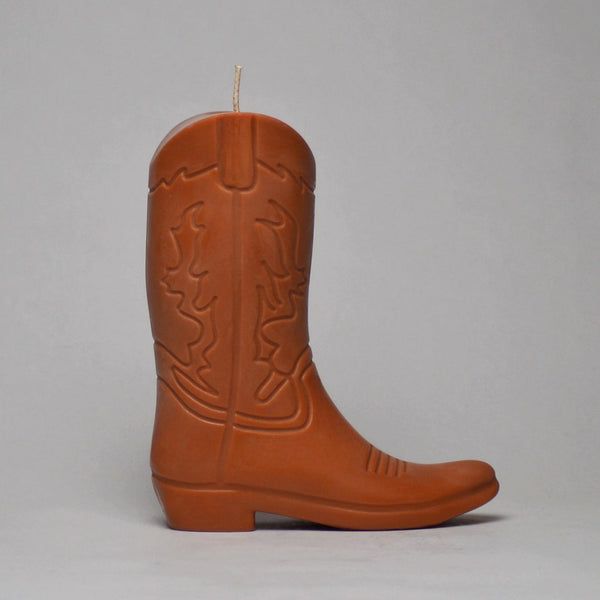 Cowboy Boot Candle