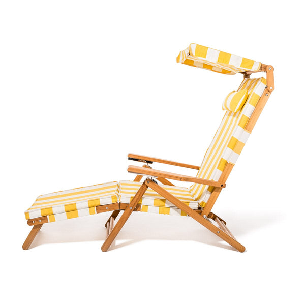 The Club Chair / Crew Mimosa Yellow Stripe