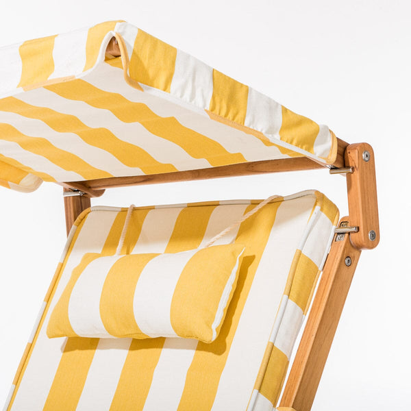 The Club Chair / Crew Mimosa Yellow Stripe