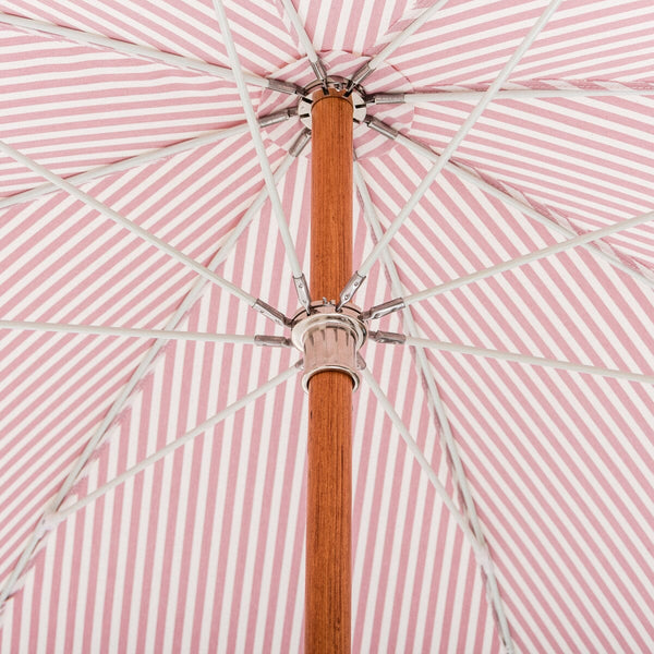 The Premium Beach Umbrella / Lauren's Pink Stripe