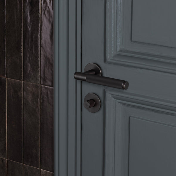 Door Handle Set / Smoked Bronze