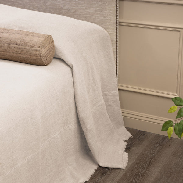 Rain Linen King Bedspread