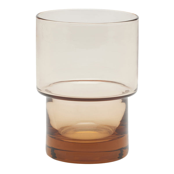 Amber Tumbler Glass