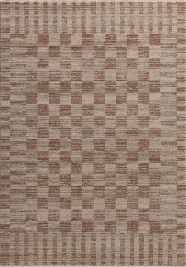 Amber Lewis x Loloi Cali Brick / Natural 9'-6" x 13' Area Rug
